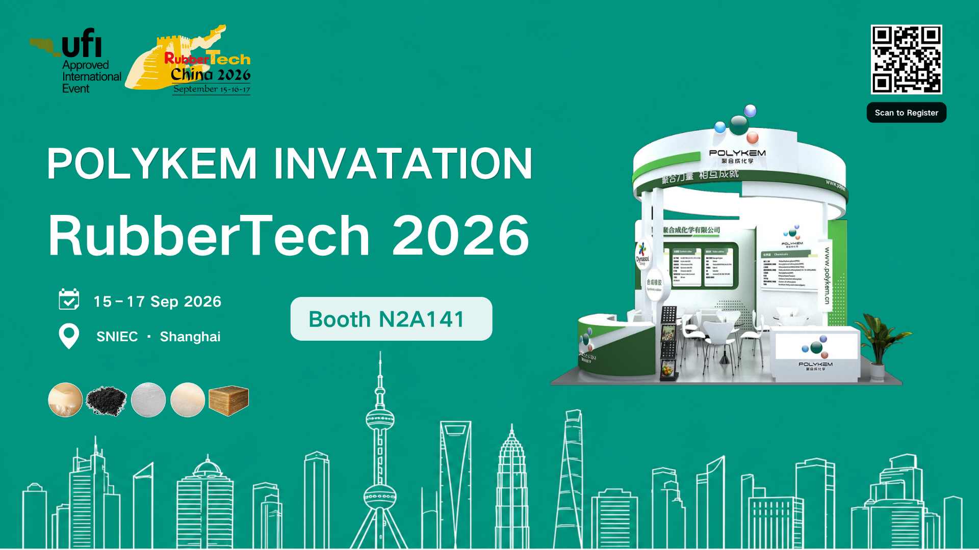 Poznaj firmę Polykem na targach RubberTech China 2026 w Szanghaju